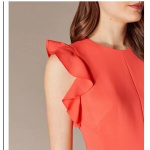 Karen Millen Vibrant Orange Dress